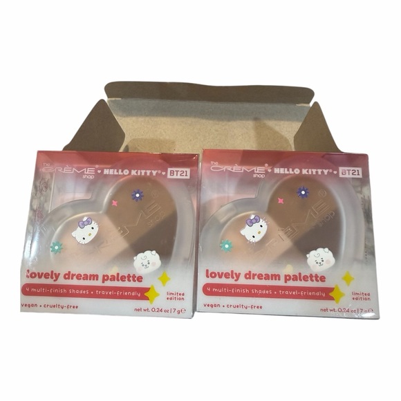 Other - The Creme shop X Hello Kitty 4 multi finish shades set of 2